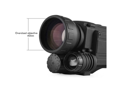 Monóculo CHRONUS Visão Noturna Digitais 32Gb Cartão de Imagem Tf Infravermelho Preto