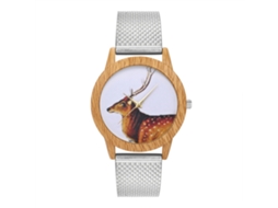 Reloj De Pulsera Casual Unisex Con Correa De Silicona Plata Movimiento De Cuarzo