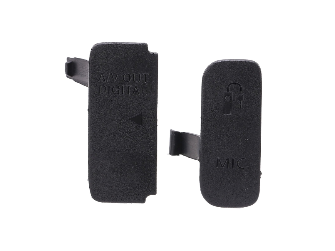 2026 tapa de Borracha para Mic Av Out Usb Cámara 650d Peça de Reparação de Câmera