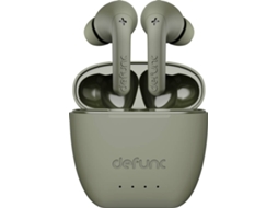 Auriculares Bluetooth True Wireless DEFUNC Mute (In Ear - Microfone - Verde)