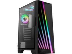 Caixa de Pc Média Torre Atx com Painel de Vidro AEROCOOL Mirage V2 Rgb