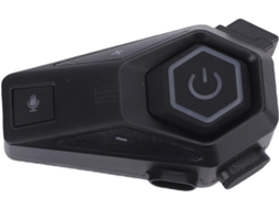 Haofy Casque De Moto Bluetooth 5.3, Étanche, Supressão Bruto, Para Integral Com Efeito Lumière Ambiante