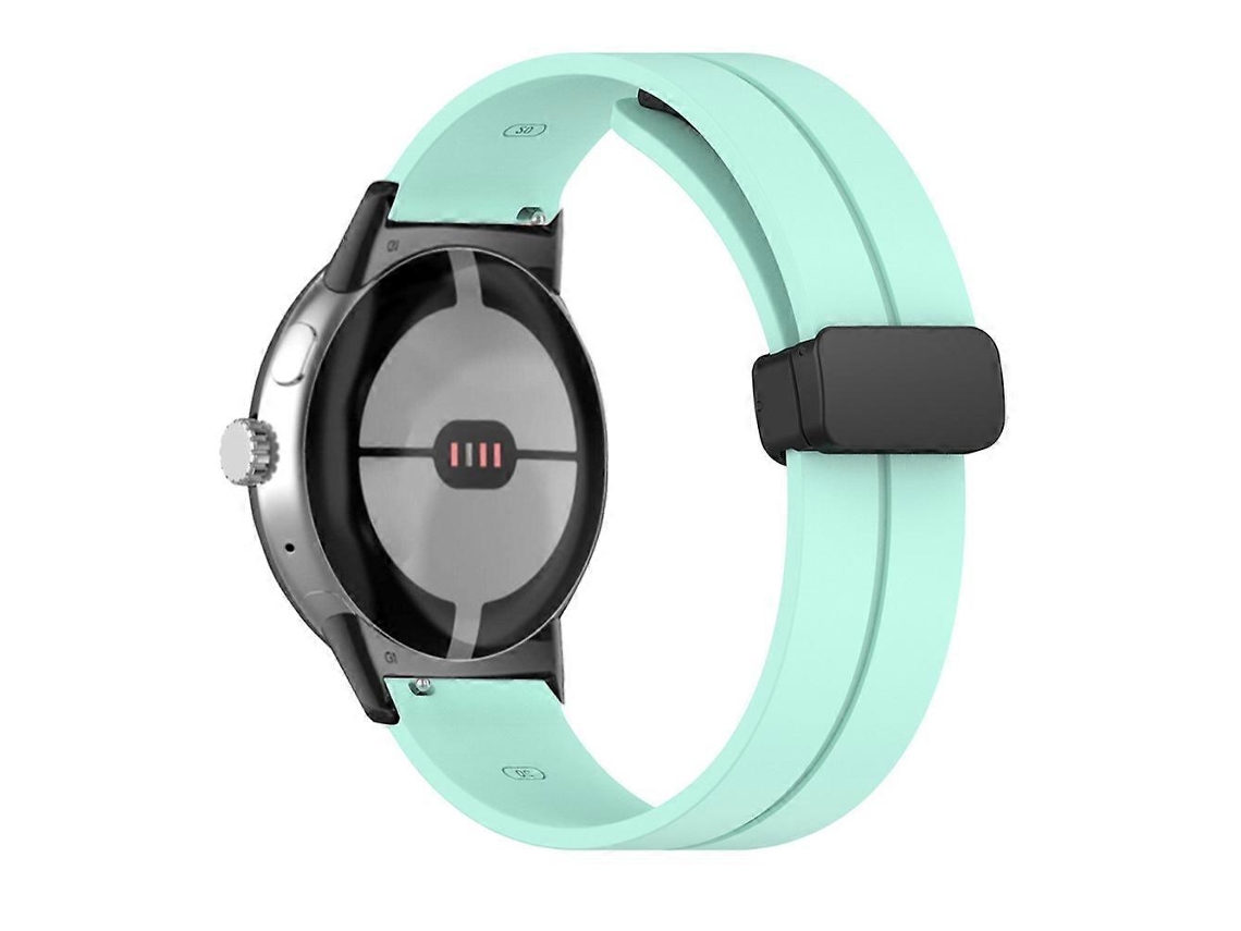 Pulseira De Silicone Dobrável De Cor Sólida Para Google Pixel Watch