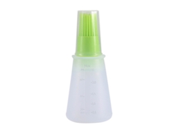 Pincel de Silicone para Barbecue com Escala Verde