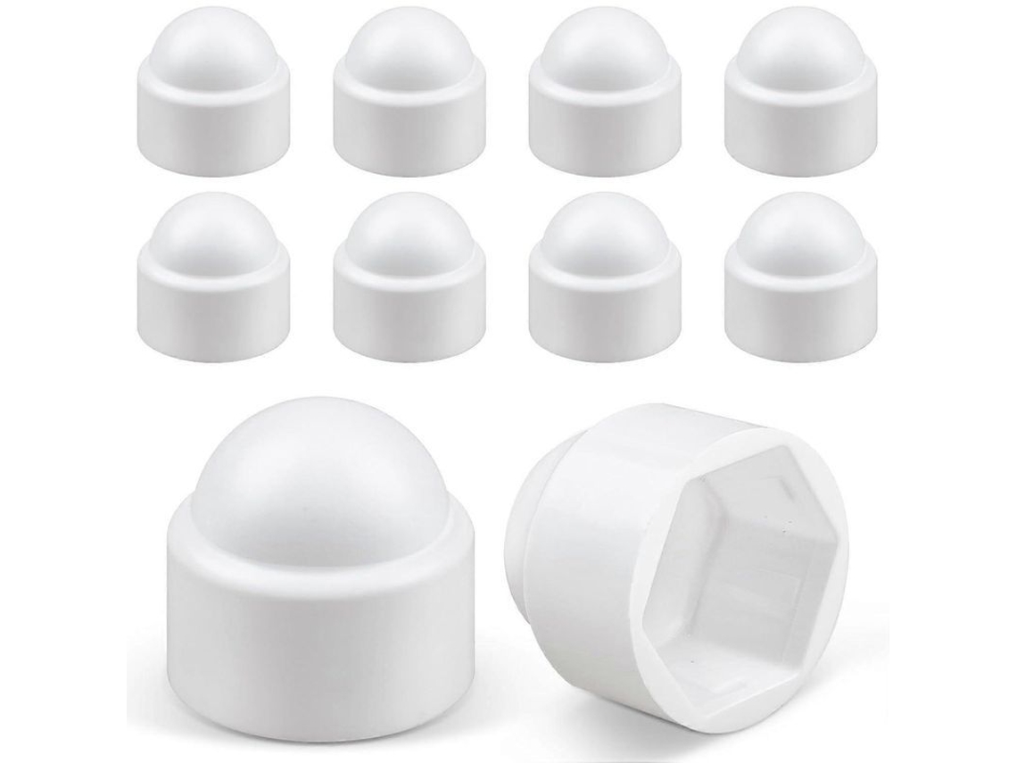 Tampas De Parafuso M10 Em Polietileno Elástico - Proteção Contra Corrosão E Oxidação Para Uso Interno E Externo