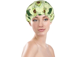 Touca De Banho Feminina, Reutilizável, Impermeável, Dupla Camada, Com Elástico, Ideal Para Cabelos Longos, Na Divertida