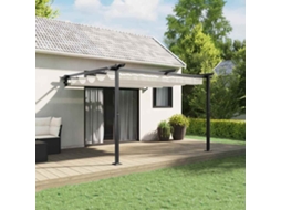 Vidaxl Gazebo 300 X 300 X 200 Cm Creme Poliéster