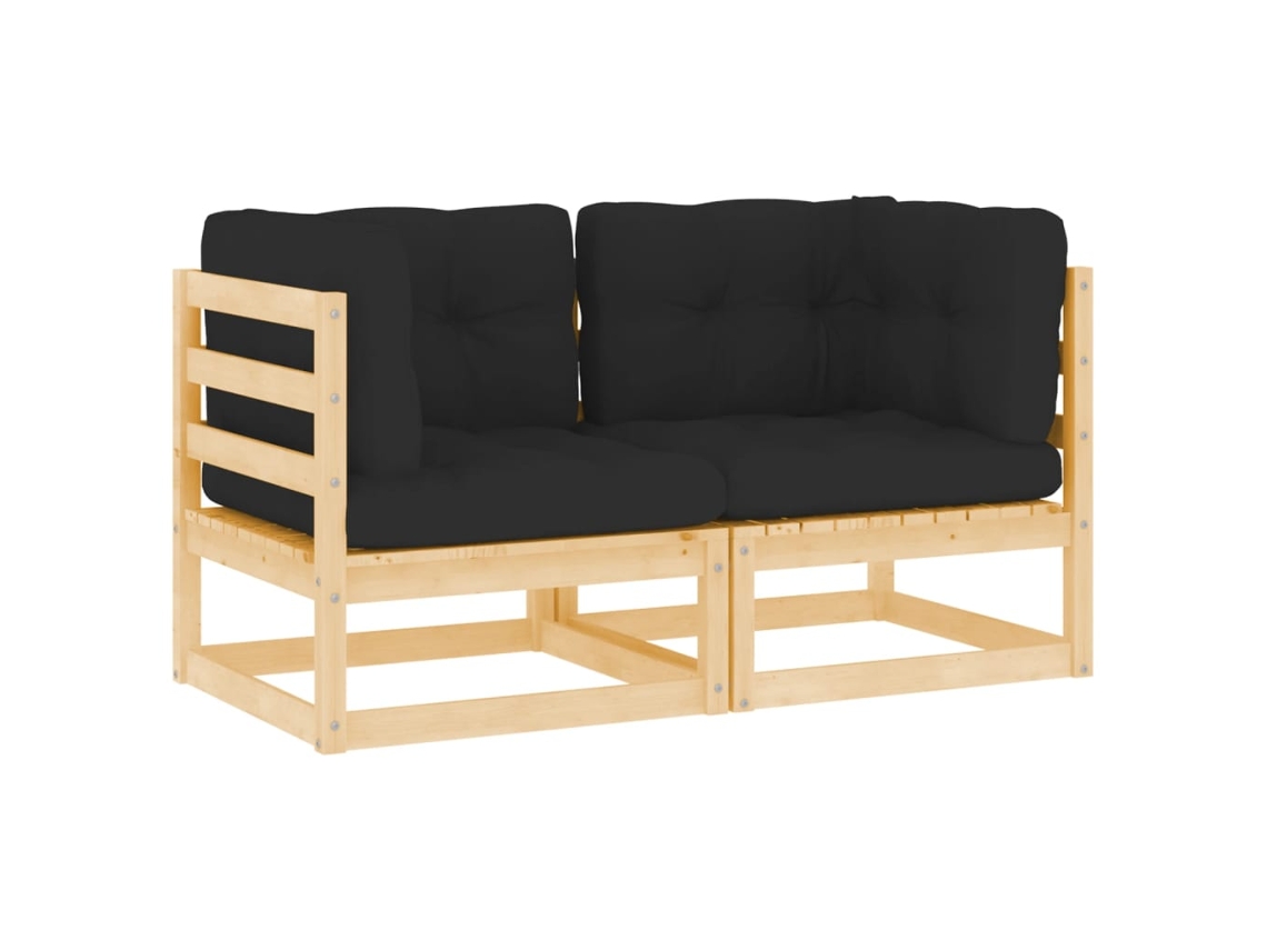 Corner Sofa, Corner Sofas Vidaxl Antracite Madeira De Pinho (n/a)