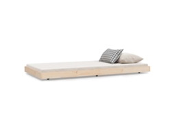 Bed Frame, Bed Frames Vidaxl Marrom Madeira De Pinho (75 X 190 Cm)