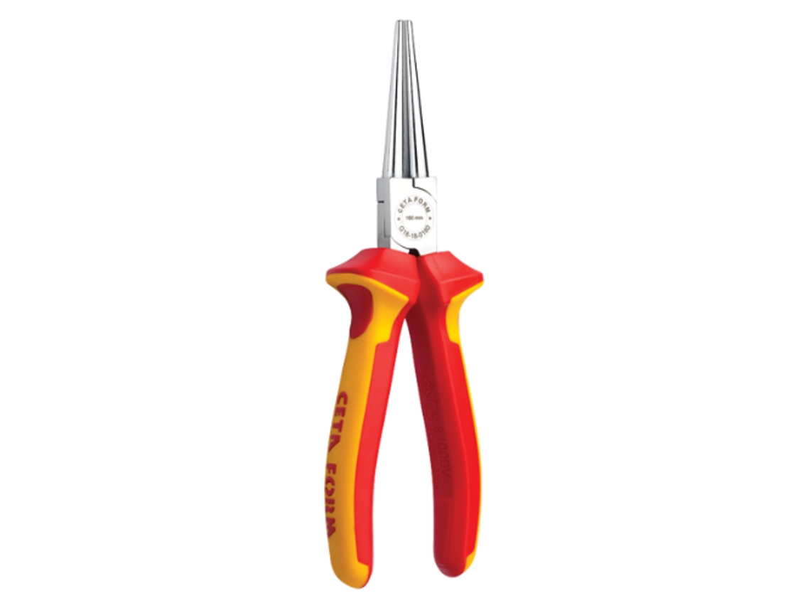 CETAFORM L. 160Mm de Alicate de Bico Redondo Isolado 1000V Alça Duotecnológica