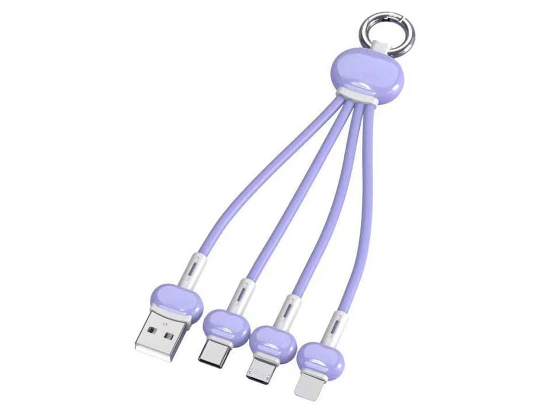Cabo de Carregamento Multi LAXISCREED 3 em 1 Micro Usb/type C