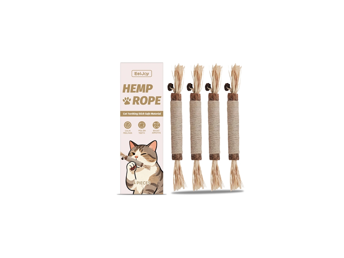 Pau Mastigar Eeljoy, Snack para Gatos Que Protege Dentes e Ajuda a Aliviar Cravos LAXISCREED