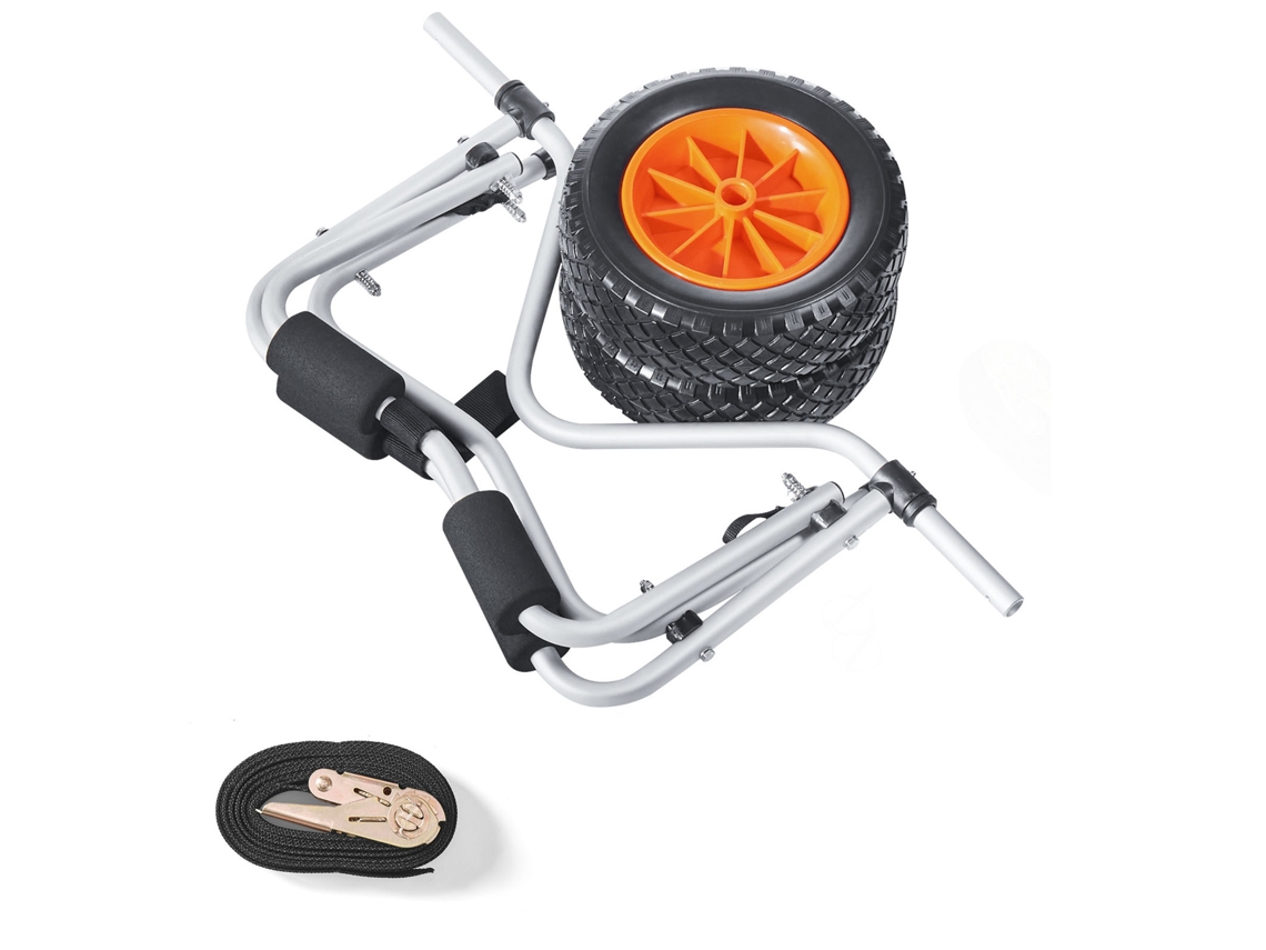 Reboque Horizontal Para Caiaque Succebuy Com Pneus De 25,4 Cm Carga De 113 Kg