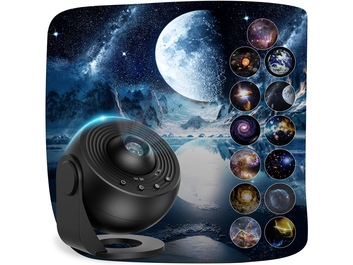 Projetor De Céu Estrelado Planetário Galáxia Com 13 Discos,rotação 360°,luz Noturna Para Quarto,presente Para Crianças E Adultos Btforus