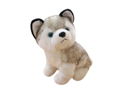 1 Peça De Brinquedo De Pelúcia Para Cachorro Huskie Allinless