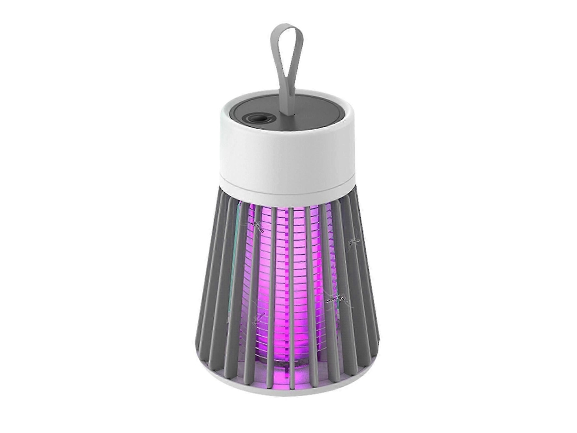 Zapper Mosquito Recarregável Com Pincel Choque Elétrico Rádio Lâmpada De Uv Voa