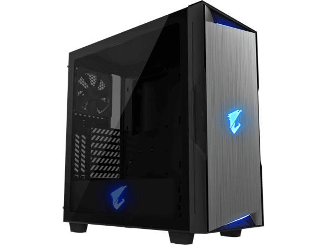 Caixa PC GIGABYTE Aorus C300 Glass (ATX Mid Tower - Preto)