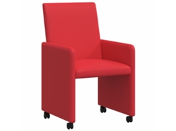 Conjunto de 2 Cadeiras de Jantar Vermelho 57x66x94 cm MAISON EXCLUSIVE