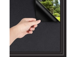 Película Blackout Total Para Janelas 60x200cm, Película Blackout Para Janelas, Película Preta Para Vidros, Bloqueio De Luz, Proteção Uv
