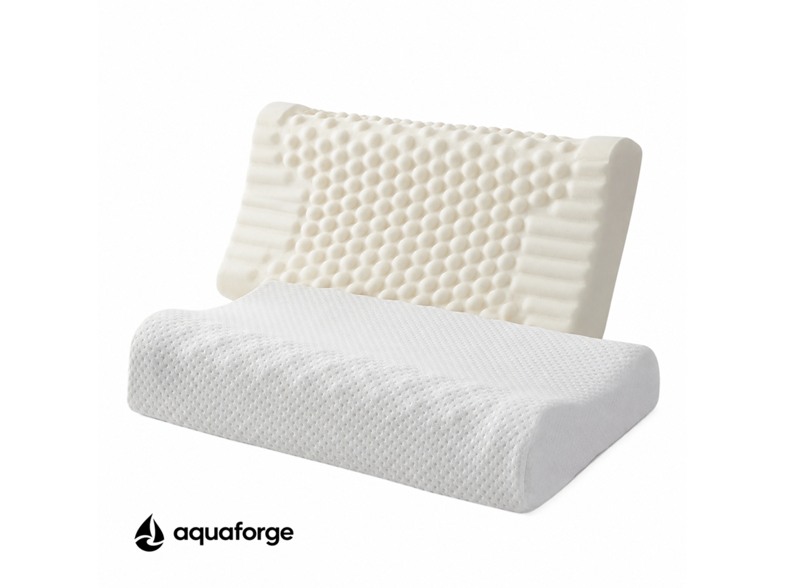 Almofada Cervical Ergonómica Látex 30 X 50 Cm