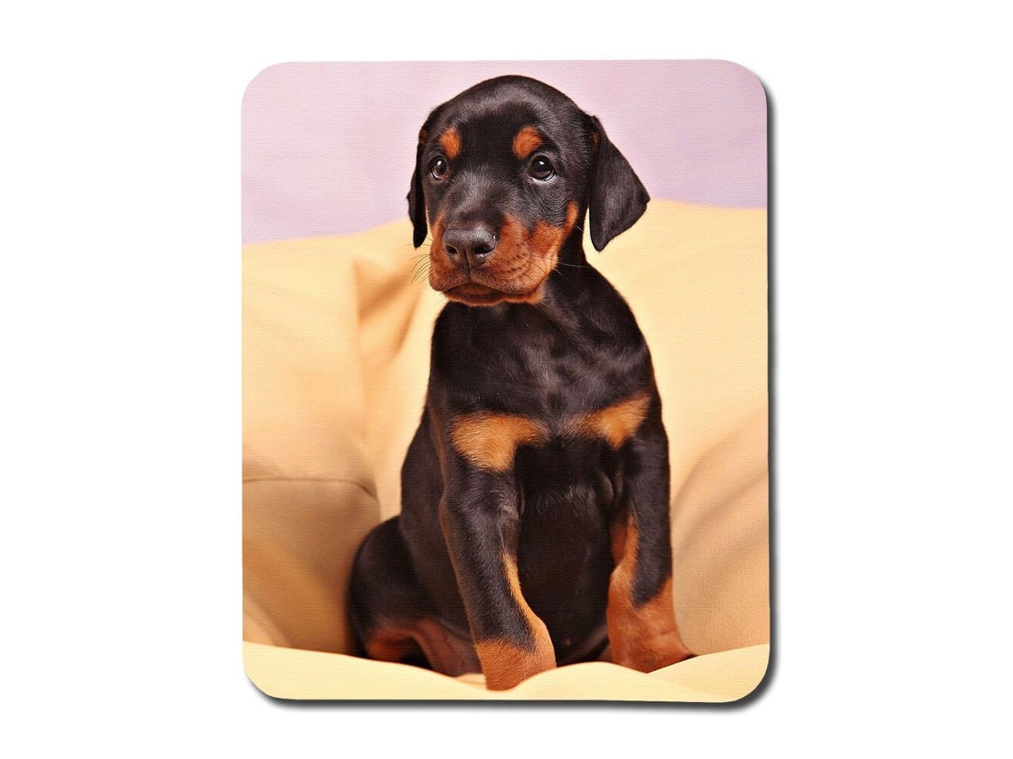 Lurelia Tapete De Rato Com Cachorro Doberman