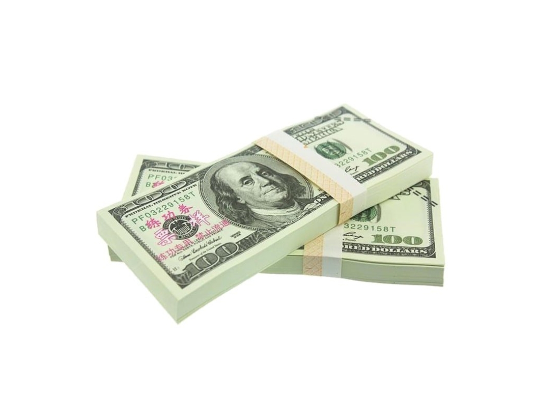 Dinheiro Falso 100 Dólares Americanos 100 Notas