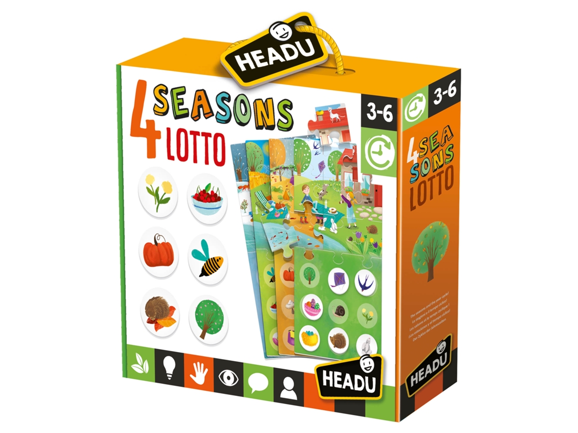 Puzzle HEADU Mu24155 4 Peças Mundo