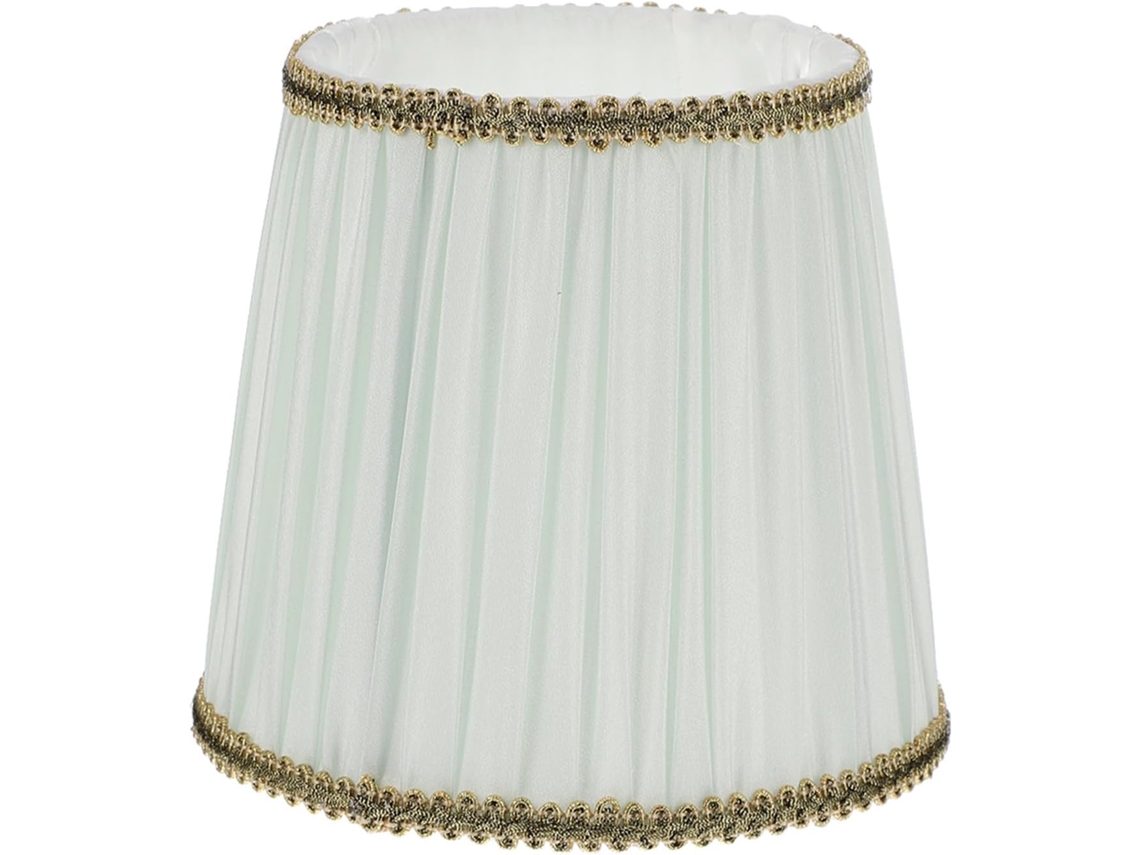 Cúpula De Lustre Em Tecido Verde E14, Proteção Contra Luz.