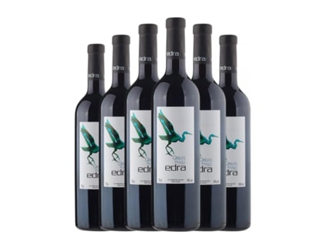 Vinho EDRA Grullas de Paso Vino de la Tierra Ribera del Gállego-Cinco Villas (0.75 L - 6 Unidades)