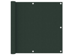 Vidaxl Tela De Varanda 90x500 Cm Tecido Oxford Verde-escuro