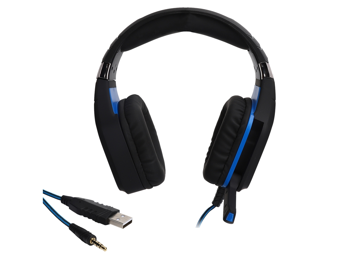 Speedy-fone De Ouvido Gamer Com Microfone Led Para Pc Notebook Com Som Estéreo Surround Ajuste De Volume