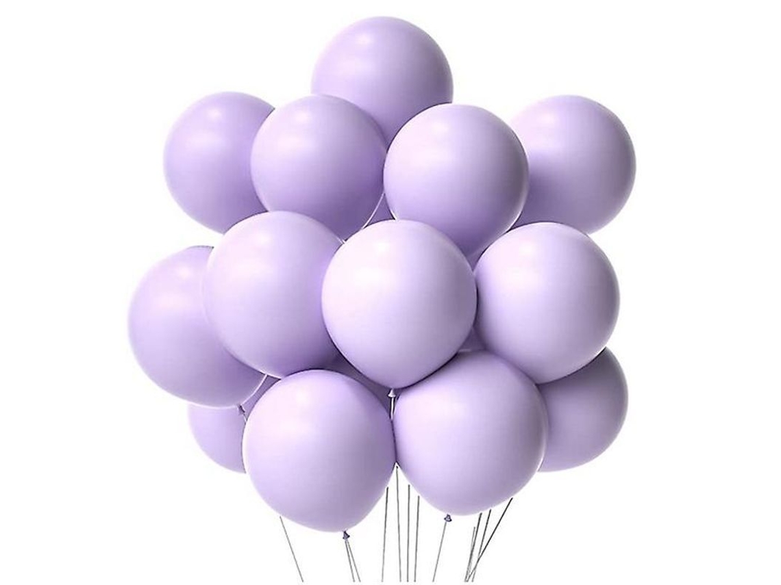 100 Balões de Festa Rosa 10 Polegadas Balões Roxos com Cores Correspondentes