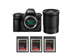 Z8 + Z 24mm F/1.8 S + 3 Sandisk 128gb Extreme Pro Cfexpress Type B Máquina Fotográfica Híbrida Full frame + Ebook Pricedirect NIKON