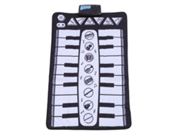 Primerox tapete de Piano Multifuncional para Educação Infantil com Instrumentos Musicais