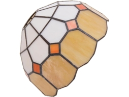 1 Peça De Cúpula De Vidro Amarelo Retrô Para Luminárias, Estilo Europeu.
