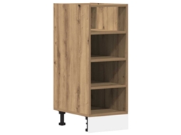 Bottom Cabinet, Bottom Cabinets Vidaxl Marrom Madeira Processada (n/a)