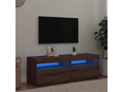 Vidaxl Móvel Tv C/ Luzes Led 2pcs Derivados Madeira Carvalho Artisiano