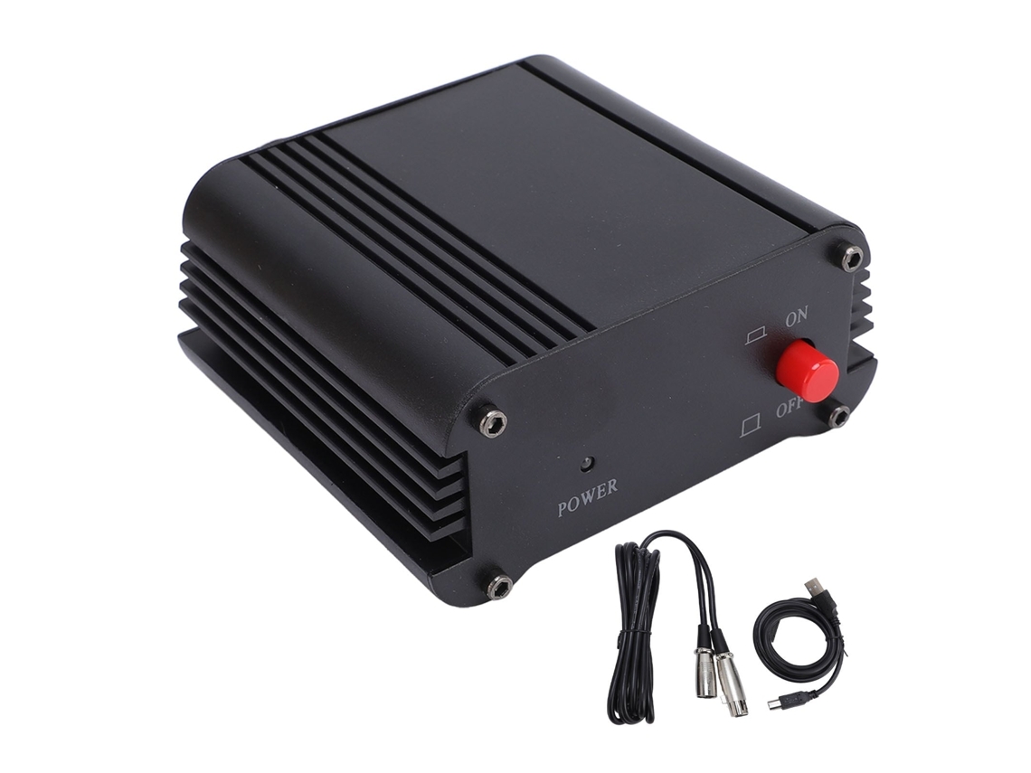 2026 fuente de Alimentación Fantasma 48v para Micrófono, Compacta Con Entrada/salida Xlr, Ideal para Mezcladoras Y Grabación Musical