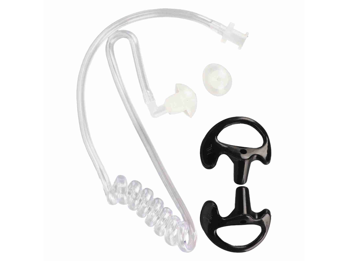 Aetheria tubo Acústico de Bobina Substituição Ergonômico com Fones de Ouvido para Rádios Bidirecionais