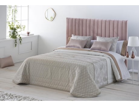 Colcha JVR Geisha (Poliéster - Rosa - 270 cm)