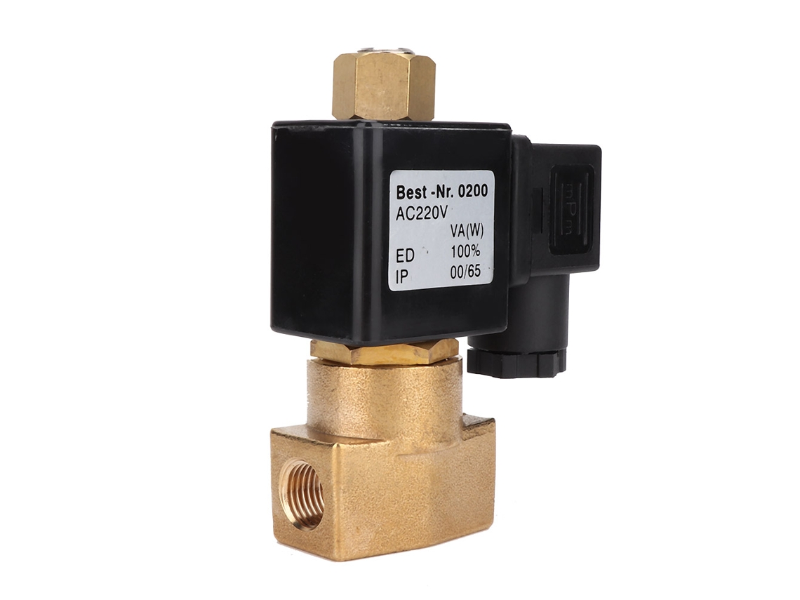 Válvula Solenóide Dupla De Duas Vias E Duas Posições G1/4, Normalmente Aberta, Dc 24v, Marca Laxiscreed