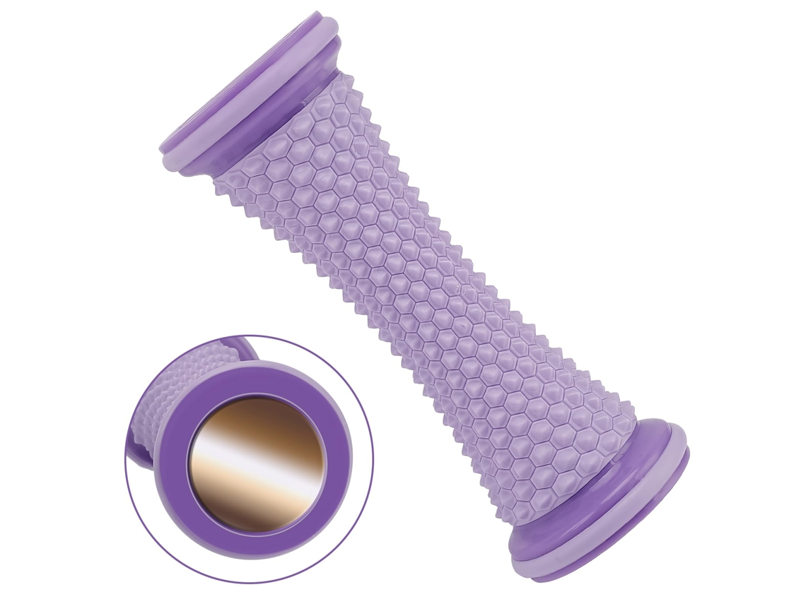 Bola de Ioga para Massagem nos Pés, Massageador Manual de Plástico MDUG (roxo)
