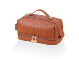 Bolsa de Maquiagem de Grande Capacidade para Mulheres em Couro Pu Impermeável NEVEANCE