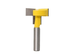 Ferramenta de Corte T slot com Haste de 8mm para Carpintaria Profissional de Cortes Retos