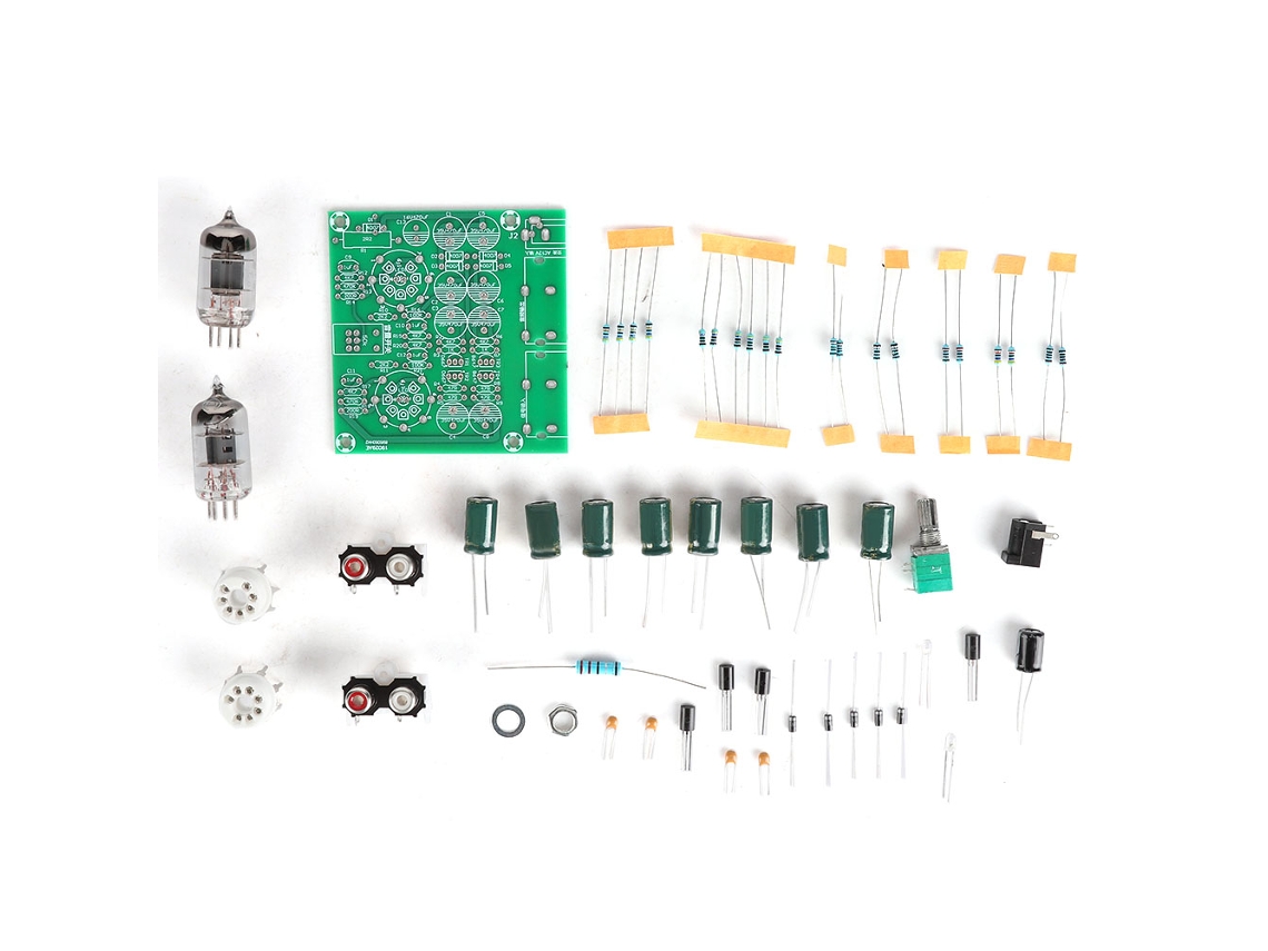 Kit de Pré-amplificador Estéreo Mali com válvula eletrônica, placa buffer, efeito