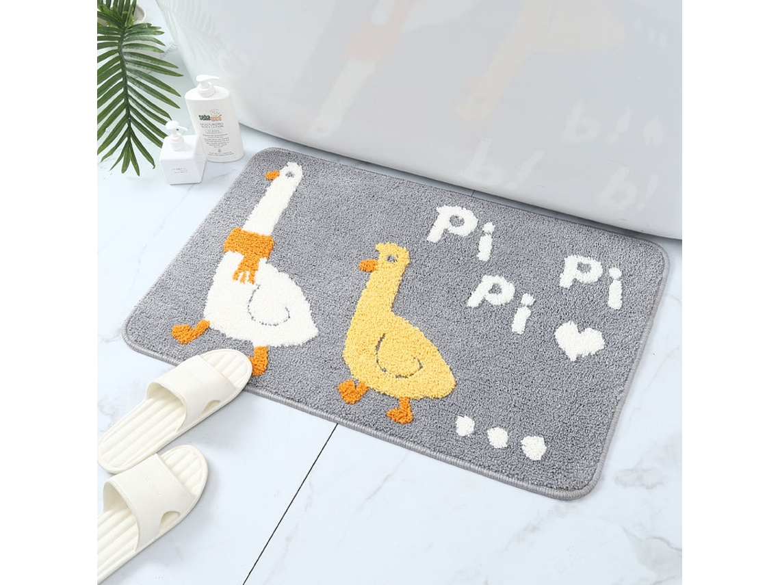 Tapetes de Banho Antiderrapantes Absorventes de Secagem Rápida para Decoração de Banheiro Padrão 1 EVELTEK 50x80cm