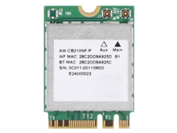 Placa Wifi Ac LAXISCREED Ngff 5ghz