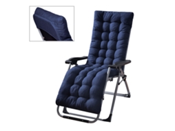 Coxim de Poltrona de Jardim Chaise Lounge, Anti derrapante, 170x53x8cm