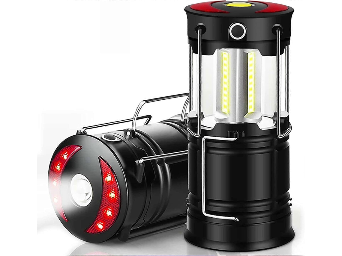 Lanterna de acampamento LED Rebe, bateria recarregável, 3 modos, à prova d'água para camping, caminhadas, jardim, pesca, etc.
