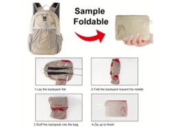 Mochila Dobrável Ultraleve Khakiipree Mochila Impermeável Para Caminhadas E Viagens Bolsa Pequena Compacta E Durável Com Alças Ajustáveis